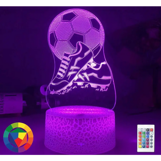 3D night lamp Night Football - Toys & Games