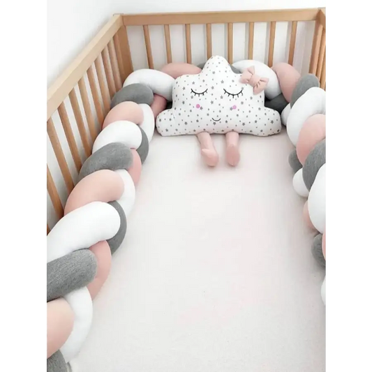 Baby crib bumper - toys