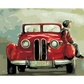 Retro cars - paintings drawings by numbers - 2548 / 20x30cm