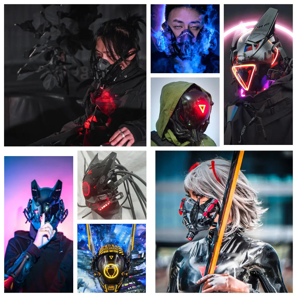 Cyberpunk Cosplay Masks