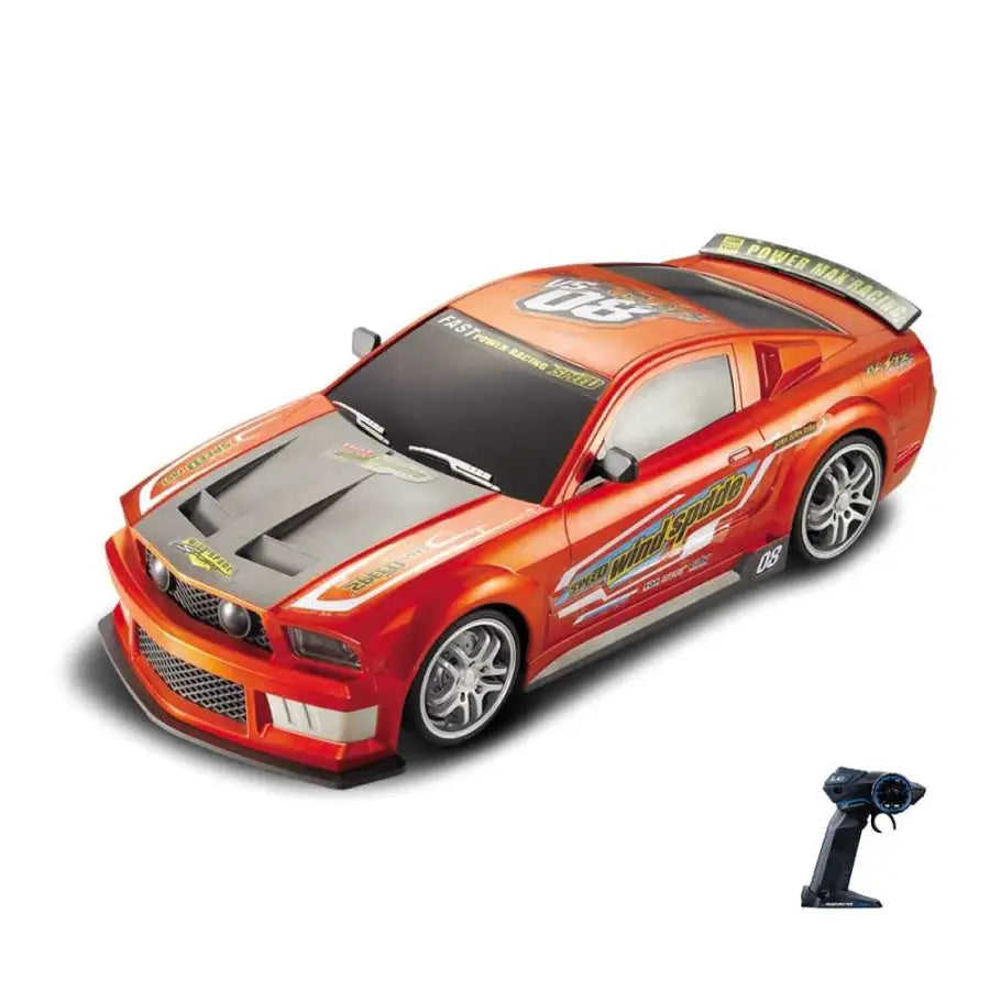 1/12 Big super fast police RC car - Orange 2 - toys