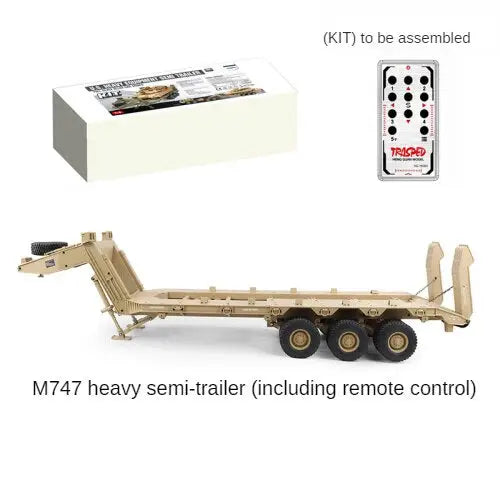 1/12 RC 8X8 drive military truck + trailer - Heavy