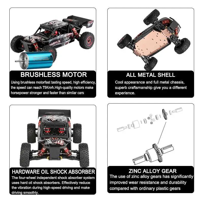 1/12 RC High-speed off-road vehicle - toys