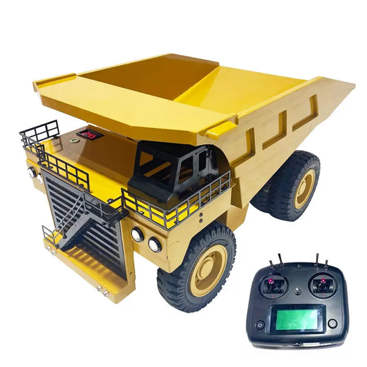 1/14 RC hydraulic mining truck model - toys