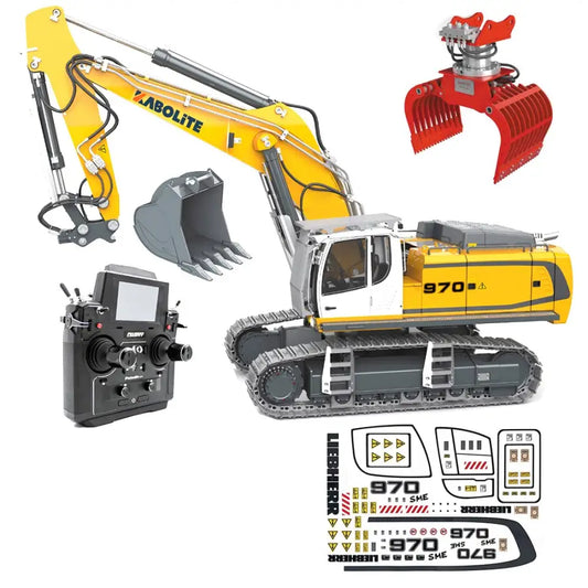 1/14 RC NEW Hydraulic Excavator K970-100S - Yellow b - toys