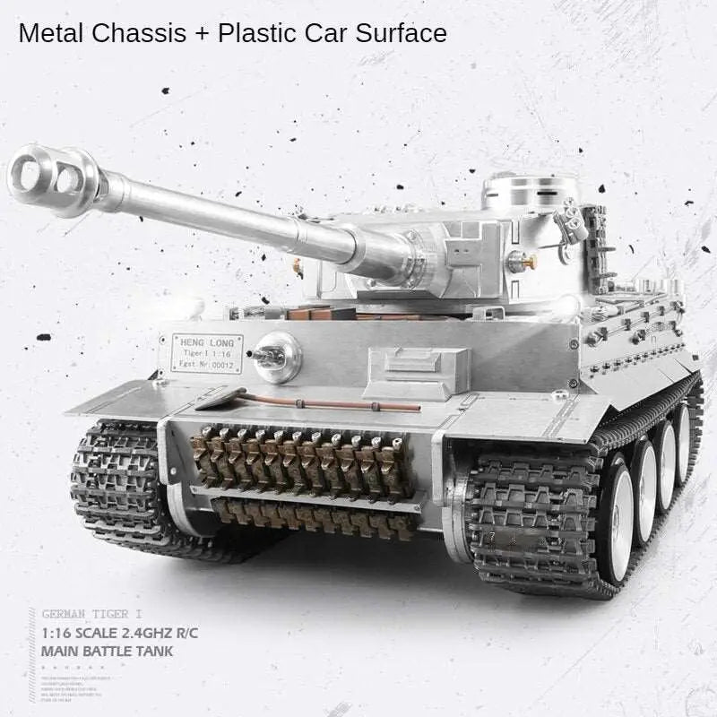 1/16 RC All-metal Tiger I - Plastic car surface - toys