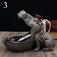 3D Animal Statue Storage Box - Hippo-3 - toys