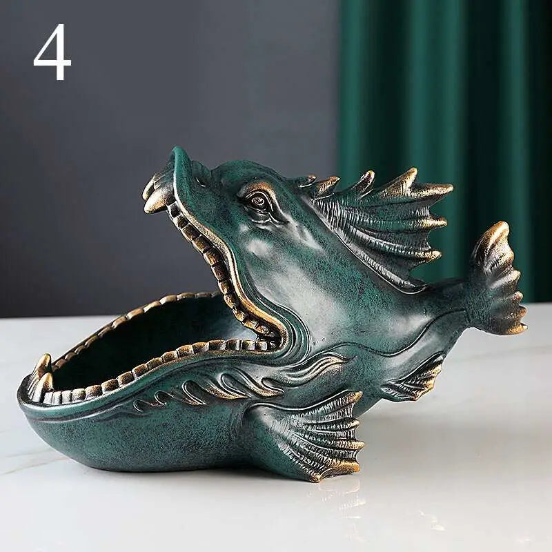 3D Animal Statue Storage Box - Lantern fish - toys