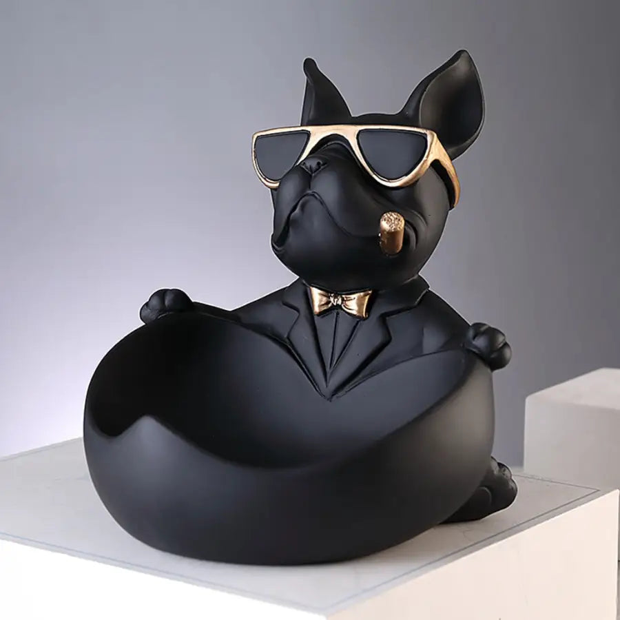 3D french bulldog figurine - Black - toys