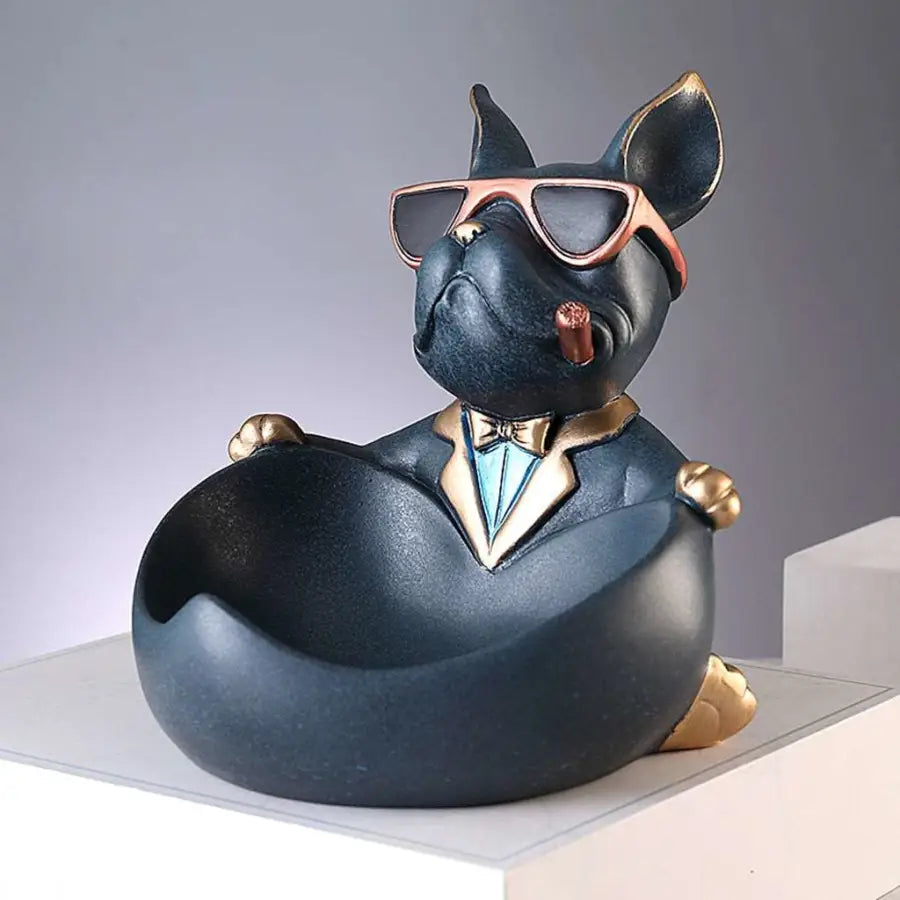 3D french bulldog figurine - Blue - toys