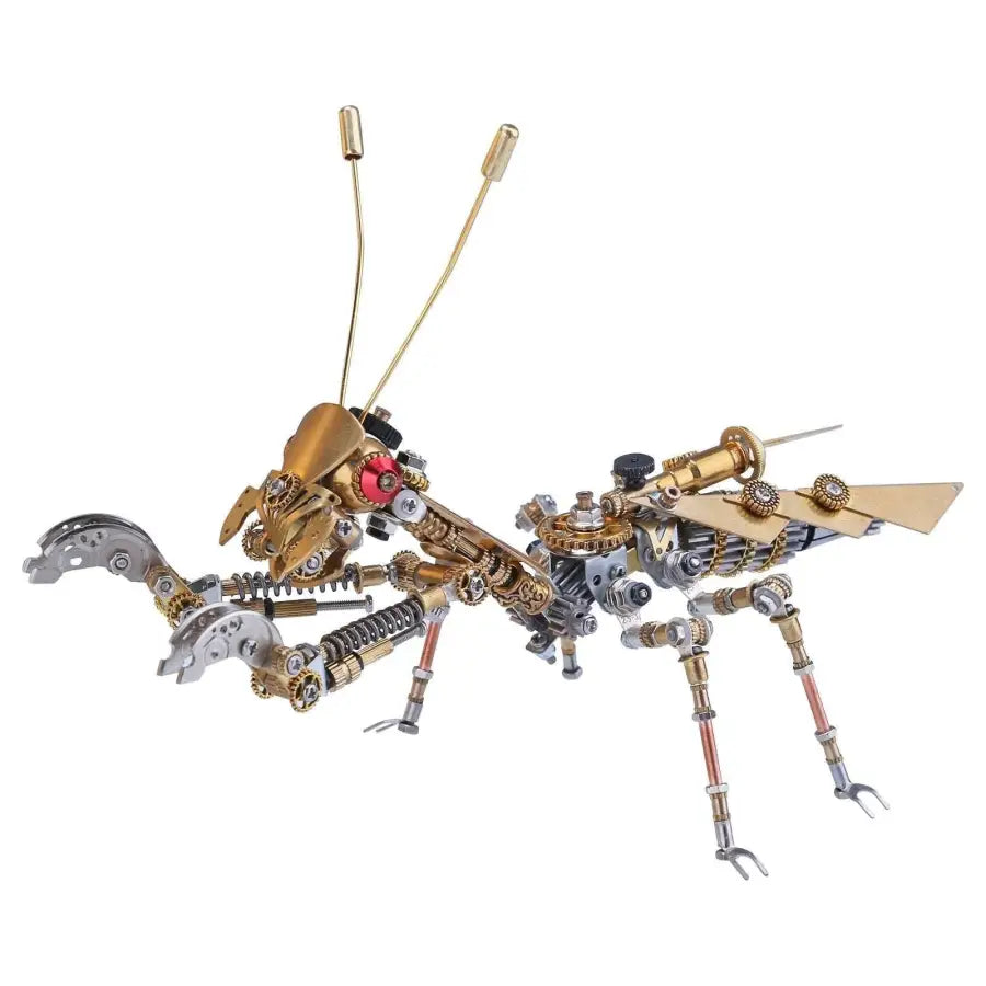 3D Metal Retro Mechanical Locust / Mantis Model - 351parts -