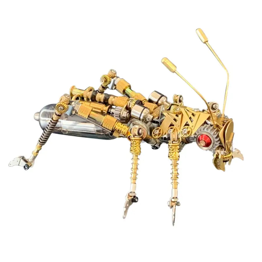 3D Metal Retro Mechanical Locust / Mantis Model - 399parts -