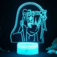 3D night lamp Anime heroes - 03 / Black Base 7Colors - Toys