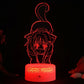 3D night lamp Anime heroes - 12 / Black Base 7Colors - Toys