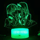 3D night lamp Anime heroes - 14 / Black Base 7Colors - Toys