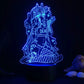 3D night lamp Anime heroes - 15 / Black Base 7Colors - Toys