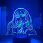3D night lamp Anime heroes - 23 / Black Base 7Colors - Toys