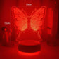 3D night lamp Butterfly - Home Decor Decals