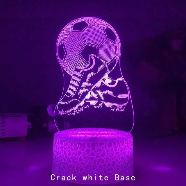 3D night lamp Night Football - Toys & Games