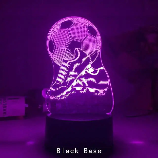 3D night lamp Night Football - Toys & Games