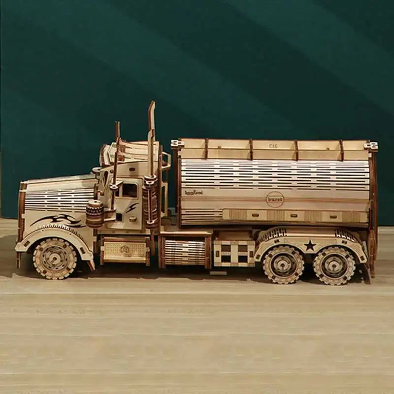 3D wooden truck puzzle - Large - toys