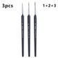 A set of brushes for drawing - 3pcs - toys