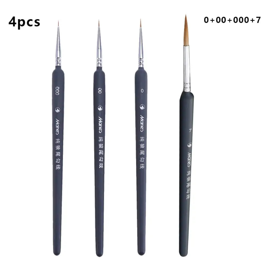 A set of brushes for drawing - 4Pcs - toys