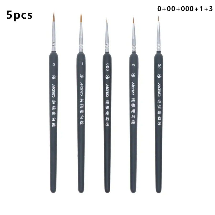 A set of brushes for drawing - 5pcs 1 - toys