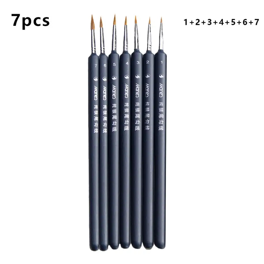 A set of brushes for drawing - 7Pcs - toys