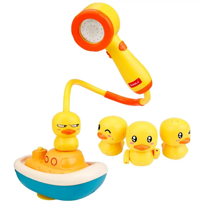 A squad of funny ducklings - duck shower toy - Toys & Games