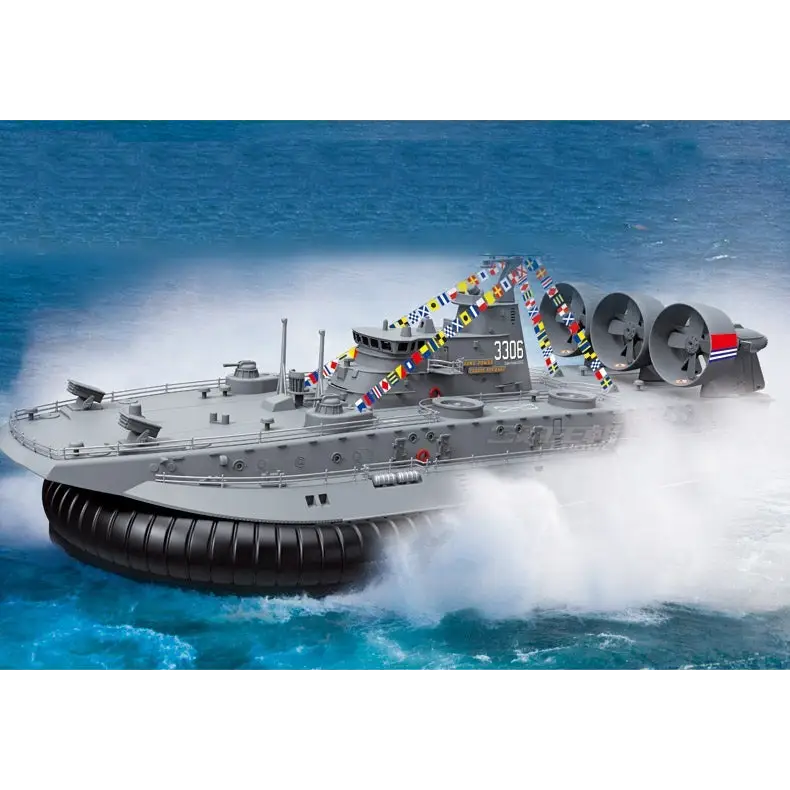 Amphibious hovercraft of the ZUBR class with RC - toys