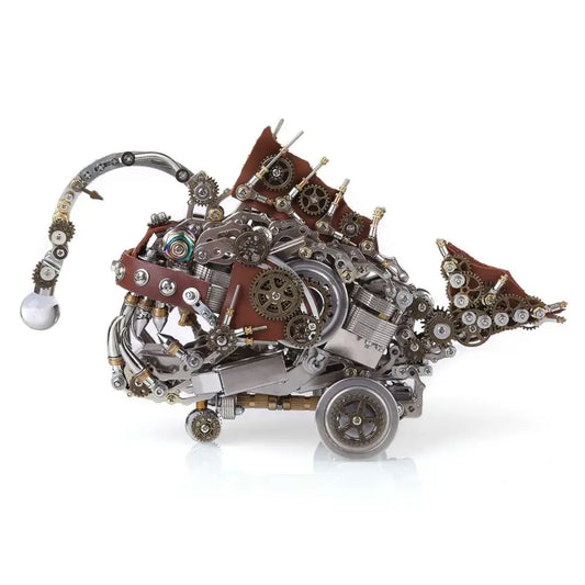 Anglerfish - 3D metal puzzle style is steampunk - toys