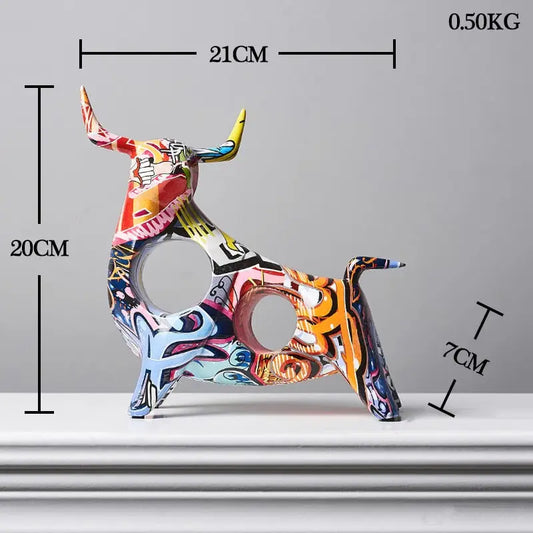 Animal Statue Graffiti Splash - Height 20CM - toys