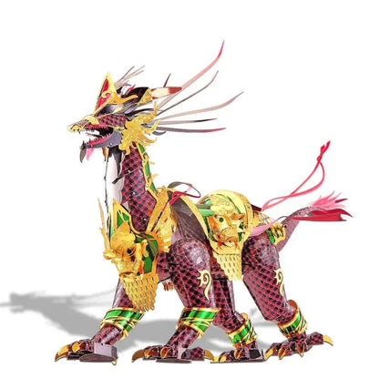 Auspicious Kirin - 3D metal puzzle for children and adults