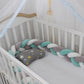 Baby crib bumper - Gray White Lake / 1M - toys