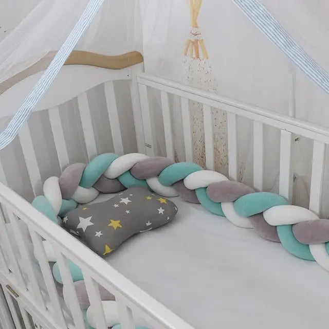 Baby crib bumper - Gray White Lake / 1M - toys