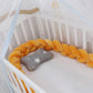 Baby crib bumper - Mustard / 1M - toys