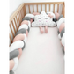 Baby crib bumper - toys