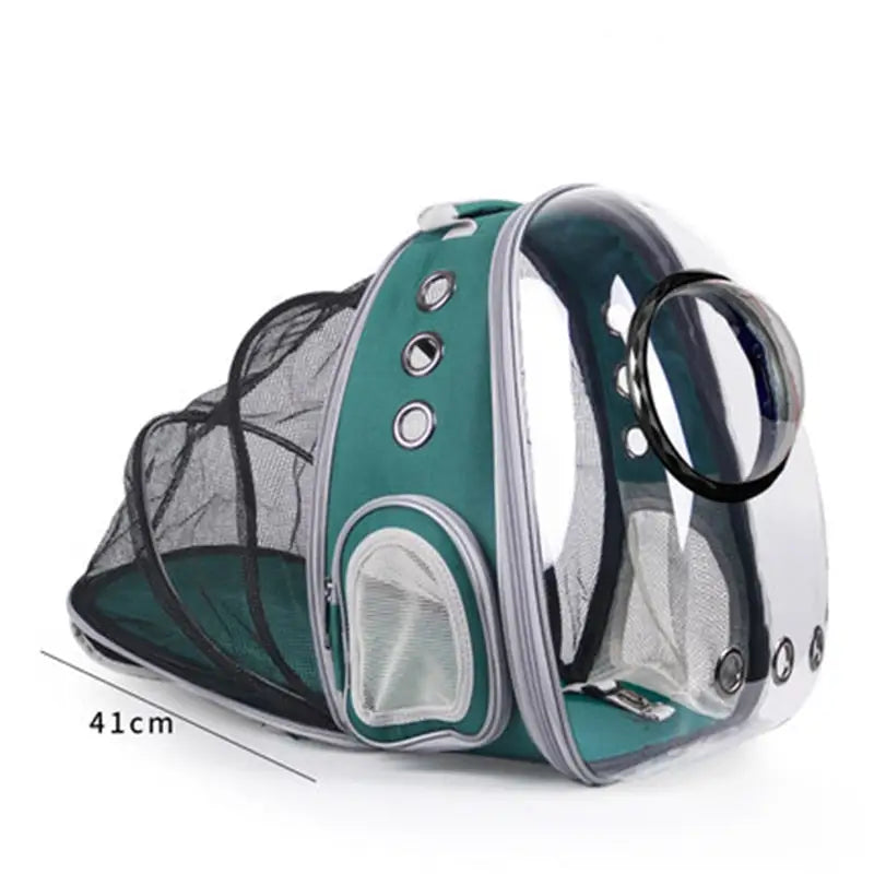 Backpack for carrying pets - E Black (Green) - toys