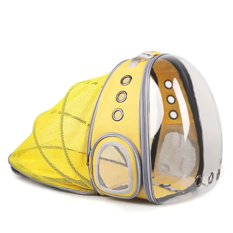 Backpack for carrying pets - Expended Yellow - toys