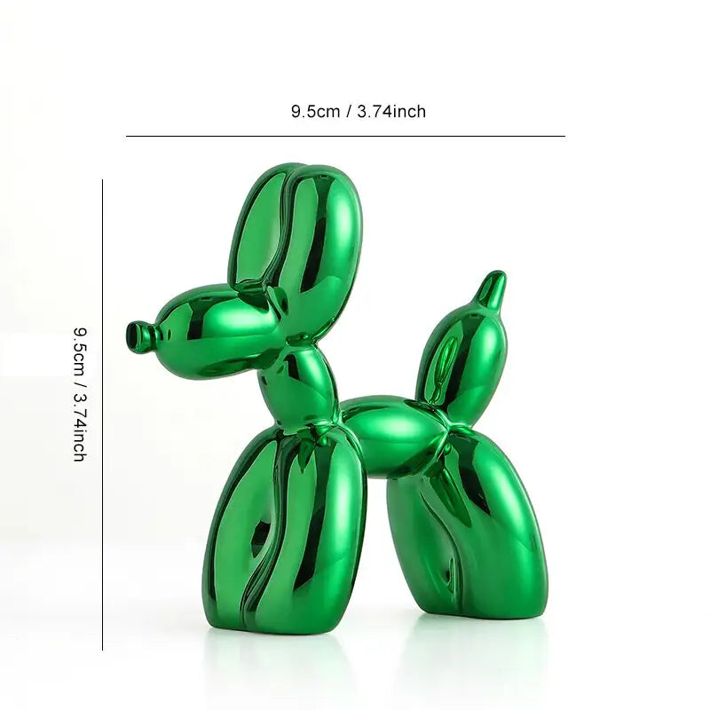 Balloon Dog Figurines - Green - toys