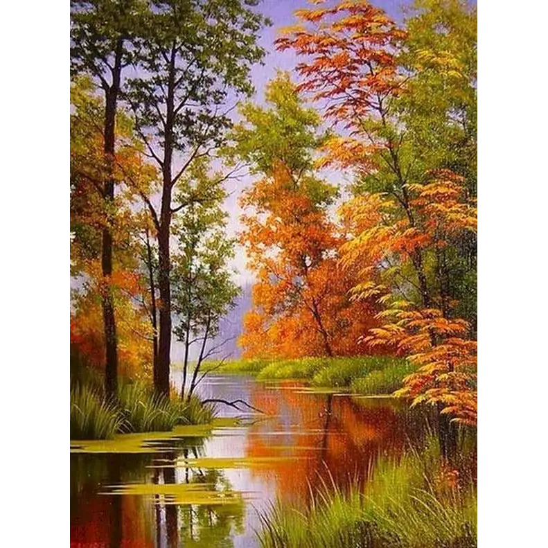 Beautiful landscapes - paintings drawing by numbers - 994239