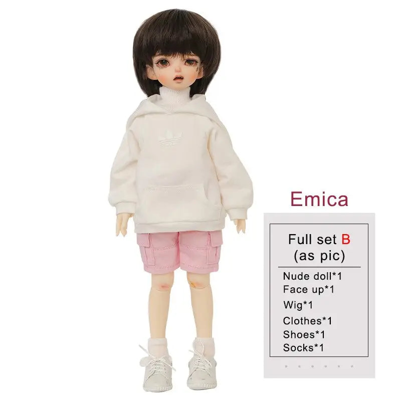 BJD Collectible doll Emika and Emilia 1/6 - Emica Fullset B