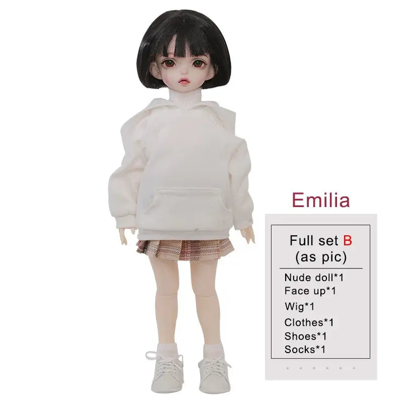 BJD Collectible doll Emika and Emilia 1/6 - Fullset B - toys