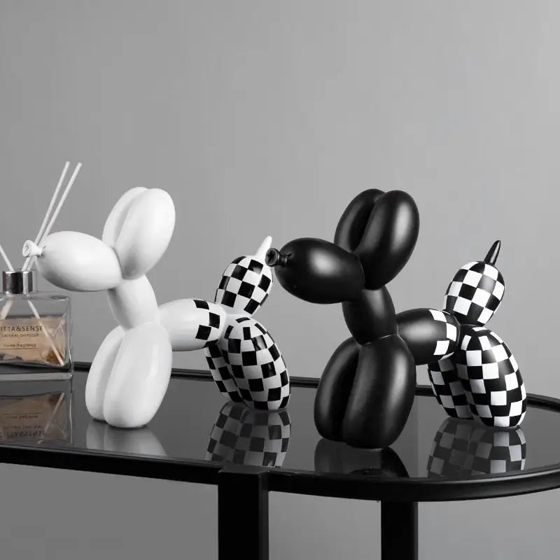 Black and white air dogs - toys