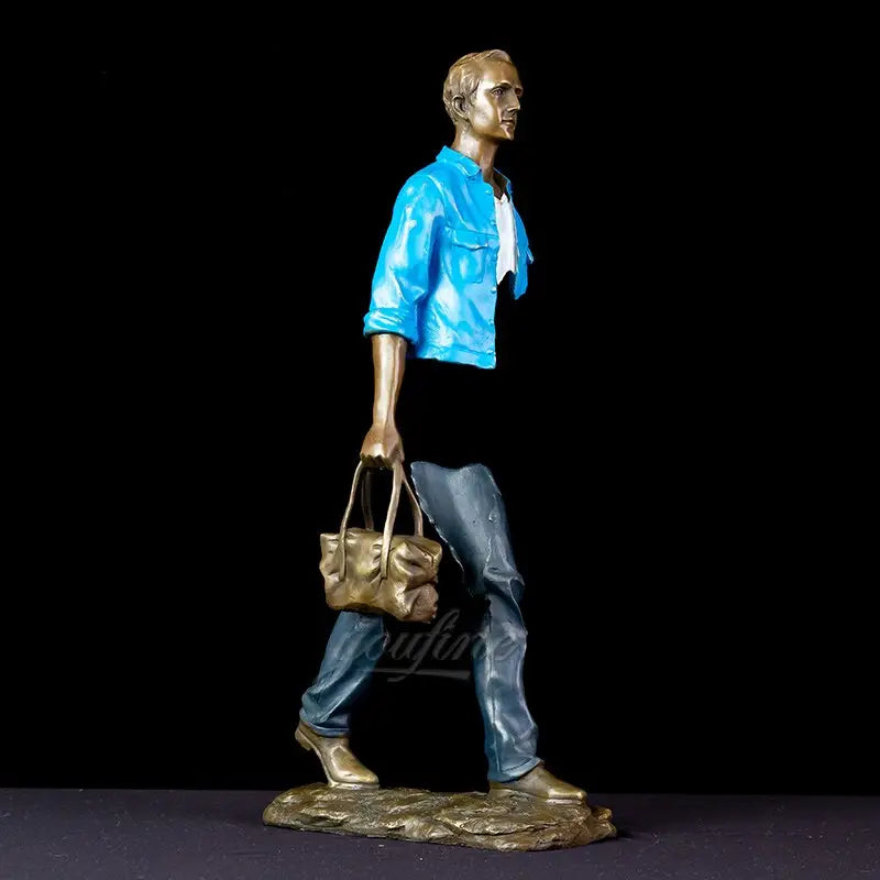 Bronze Sculpture of Travelers by Bruno Catalano - Type2 -