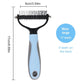 Brush hair remover and care for pets - large blue - toys