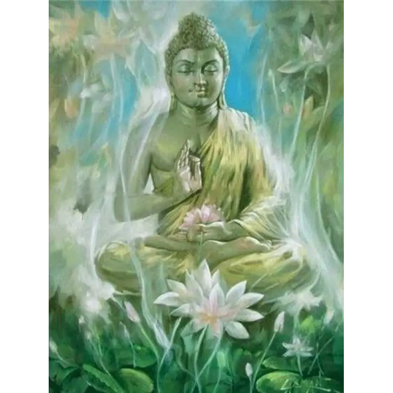 Buddha figure - paintings drawings by numbers - 4462 /