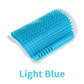 Cat groomer for cats with catnip - Light Blue - toys