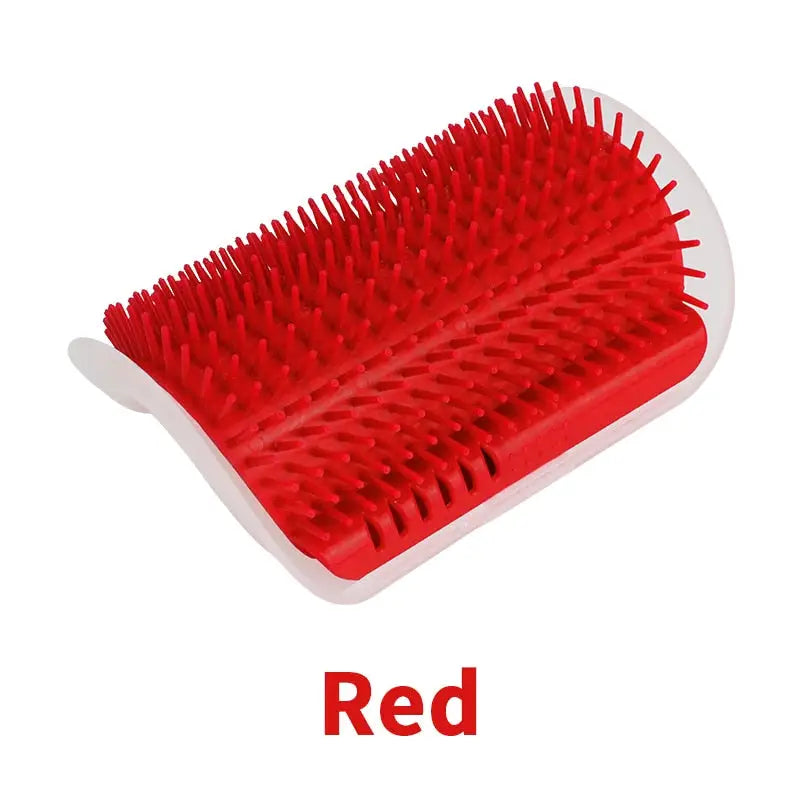 Cat groomer for cats with catnip - Red - toys